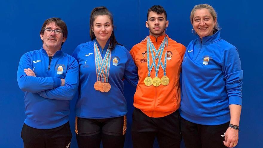 Gold and bronze for AC Gandia in the Junior National