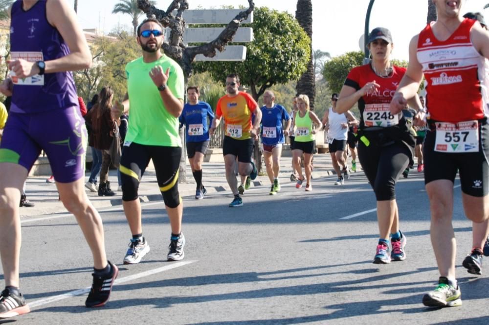 Media Maratón Murcia: Paso por Puente Reina Sofía