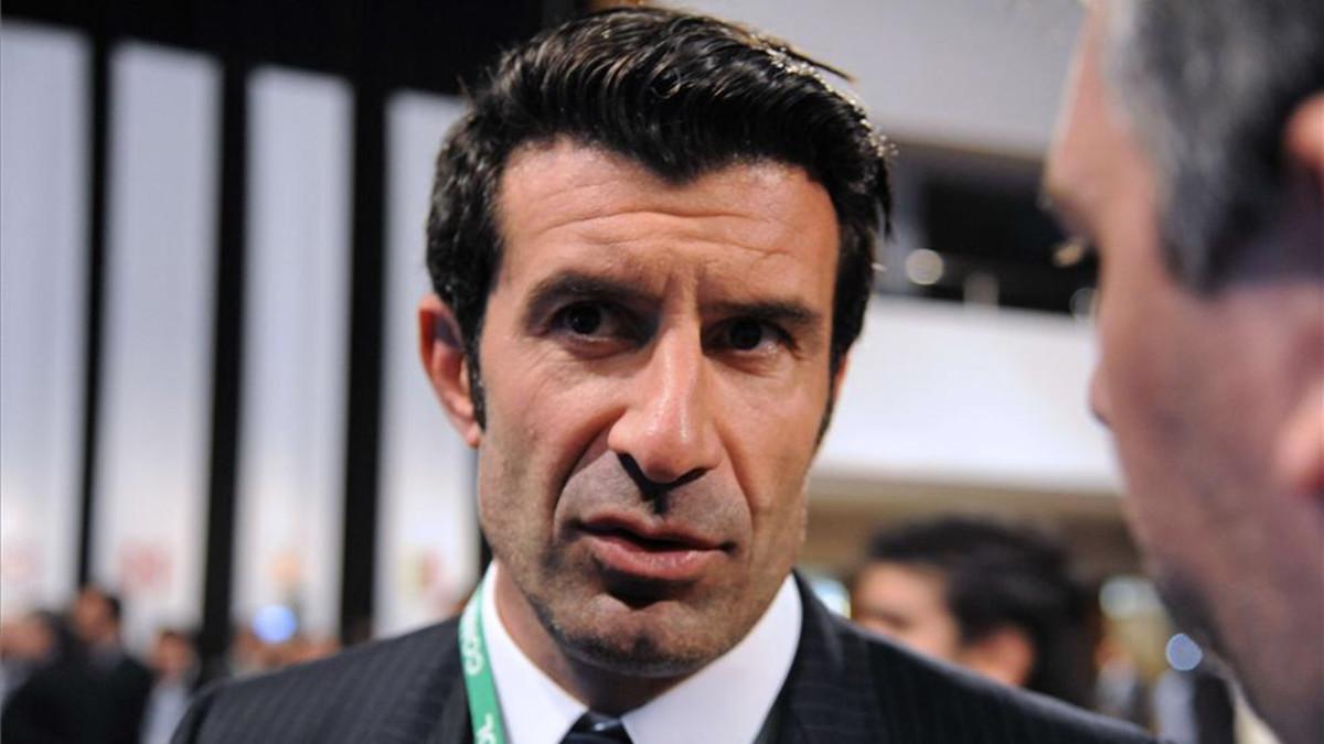 Figo celebró su incorporación a la UEFA