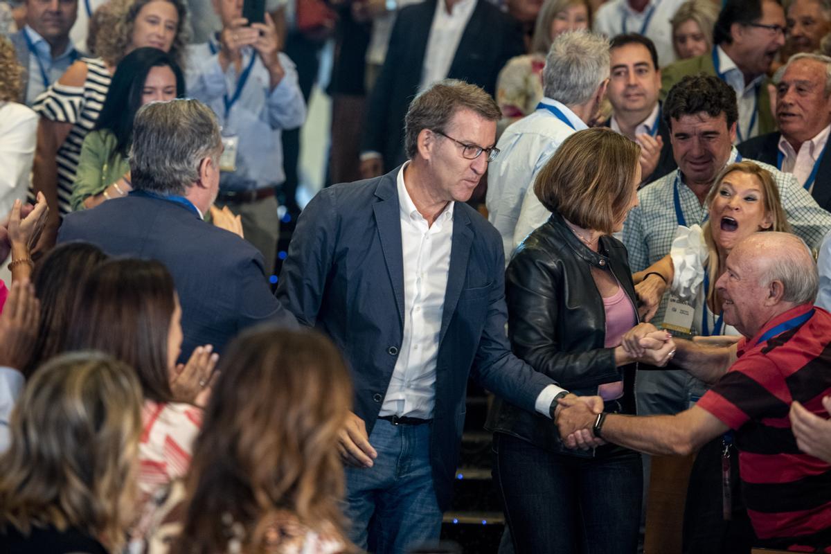 Alberto Núñez Feijóo, en la 25 Interparlamentaria en Toledo.