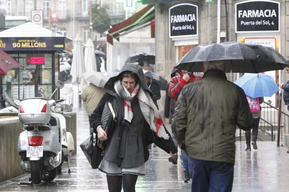 Tiempo desapacible en Vigo