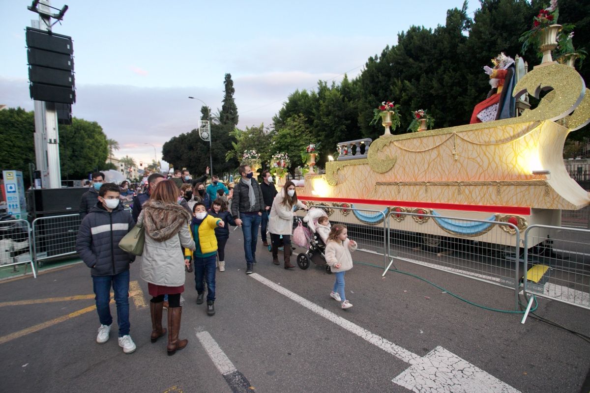 Cabalgata estática de los Reyes Magos en Murcia