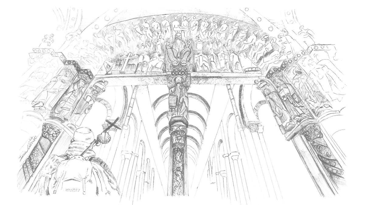 "Pórtico da Gloria". Iria Alonso, 3º ESO