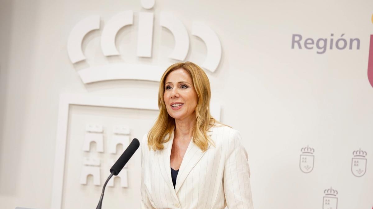 La portavoz del Gobierno regional, Marisa López Aragón.