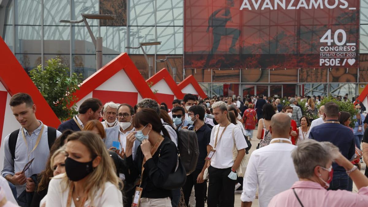 Las imágenes del 40º Congreso Federal del PSOE que se celebra en València