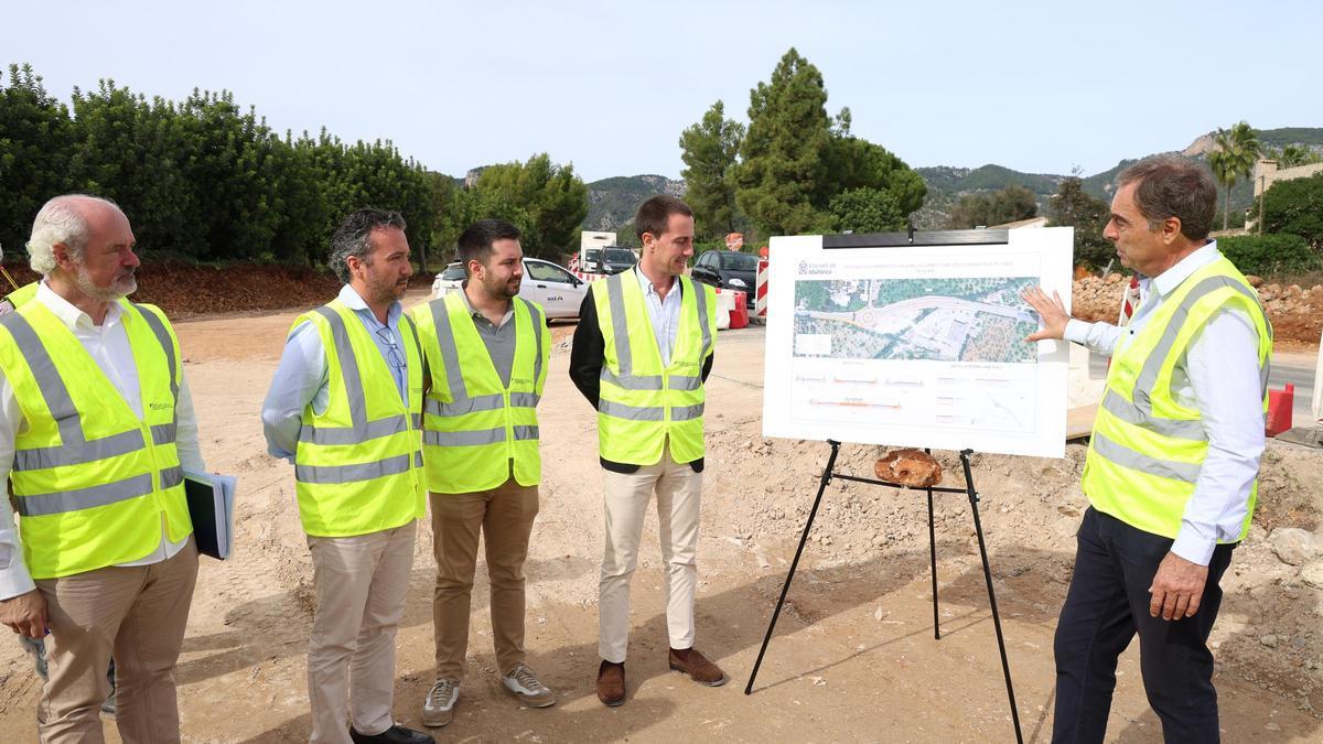 Alaró: El Consell inicia las obras de la rotonda en el cruce del Camí Vell  d'Orient