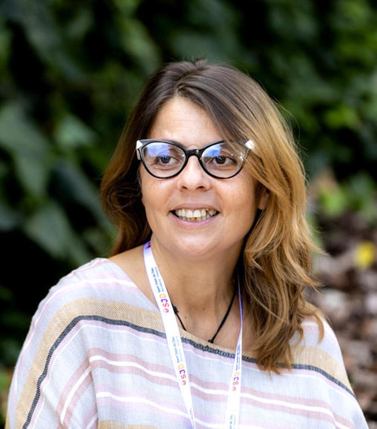 Mónica Sarasa, en el último congreso de la Gliomatosis Cerebri.