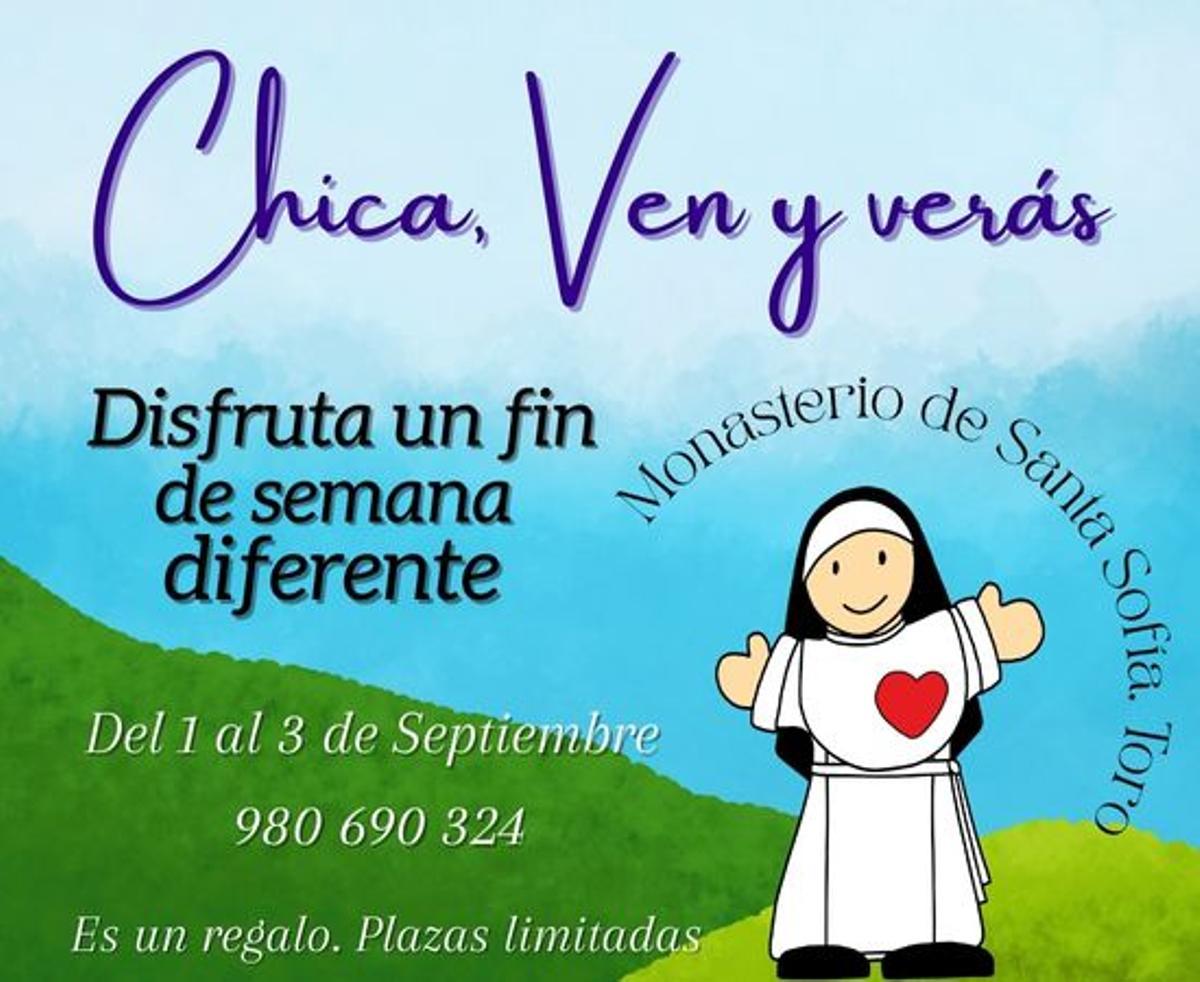 Cartel promocional del encuentro organizado por el convento de Santa Sofía