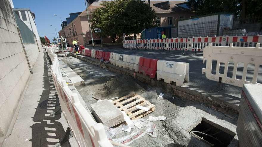 Obras que ejecutó en verano el Ayuntamiento en la calle Maestranza.