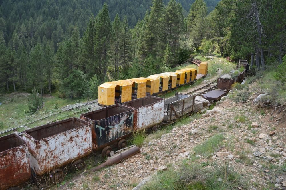 El trenet de coll de Pradell, en via morta