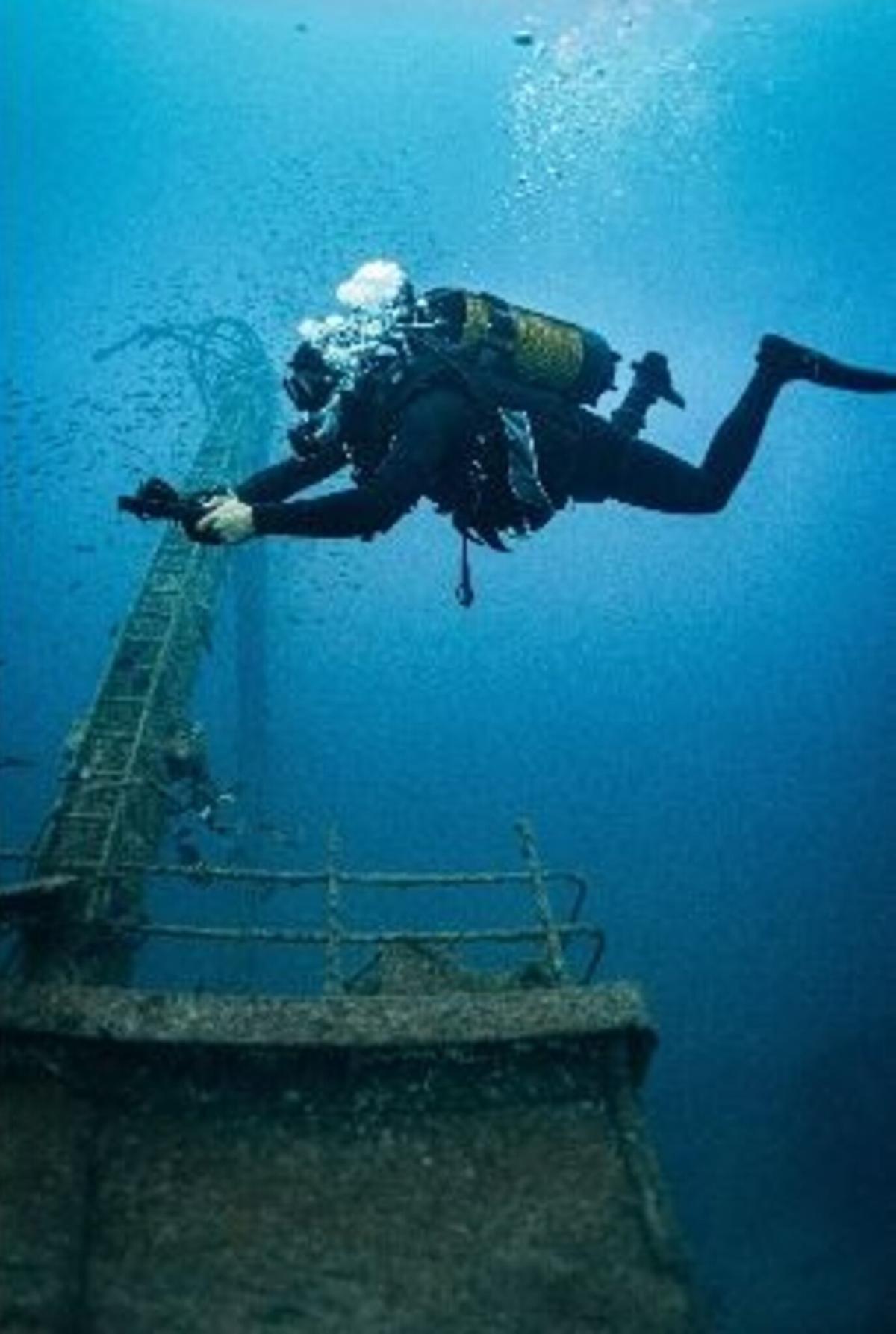 Entrenamiento de los submarinistas de La Armada en Lanzarote.