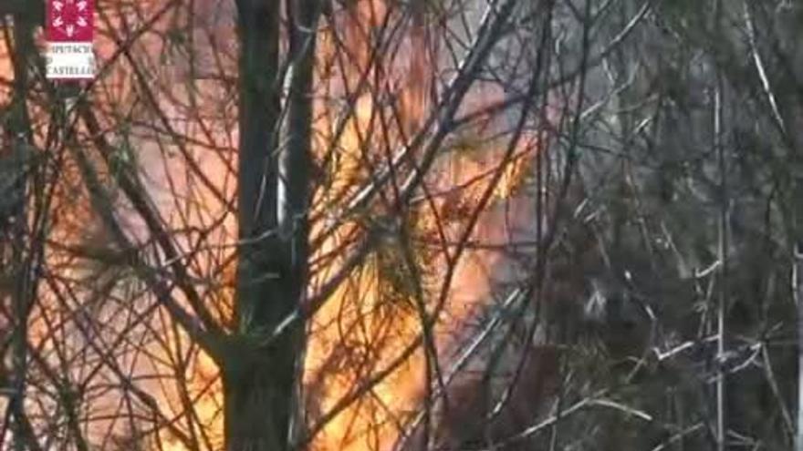 Arden 15 hectáreas en la sierra de Espadán, en Castellón