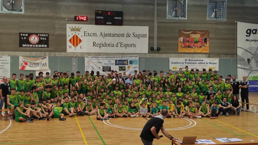 El Bàsquet Morvedre reúne a sus 275 jugadores