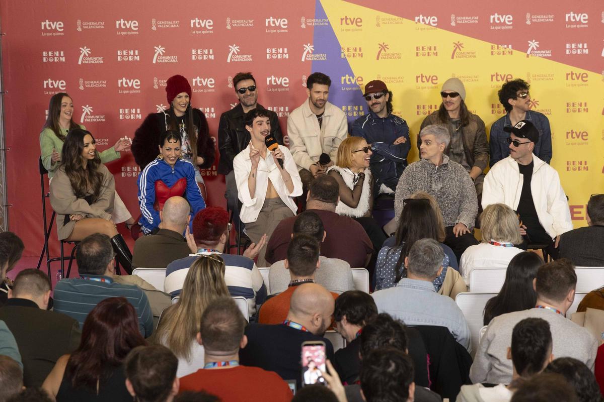 Presentación de los 18 participantes del Benidorm Fest 2026