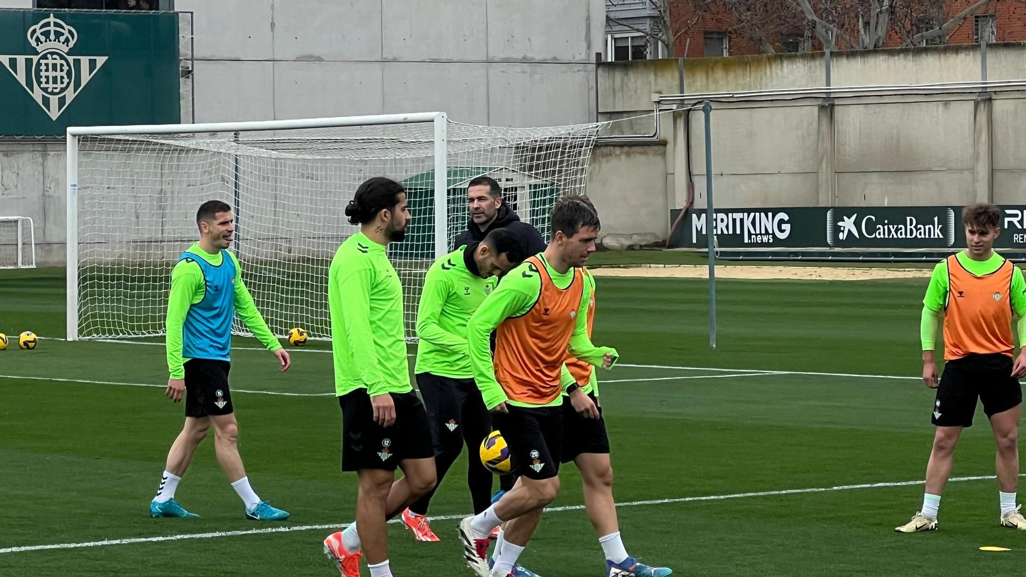 Las imágenes del segundo entrenamiento de Antony con el Betis