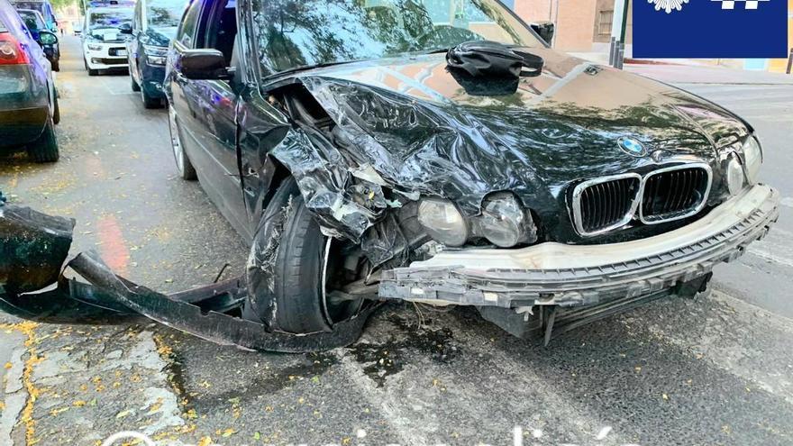 Tres conductores borrachos se accidentaron ayer en Murcia