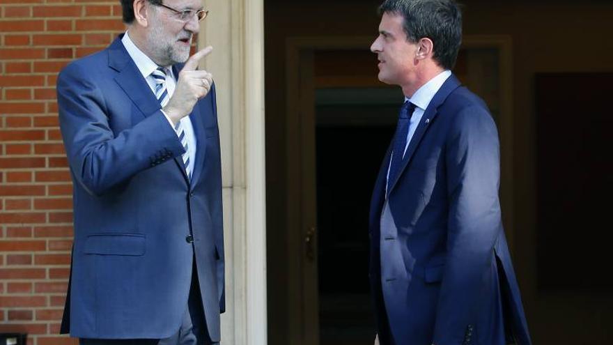 Rajoy y Valls abogan por el crecimiento y el empleo como prioridad de la UE