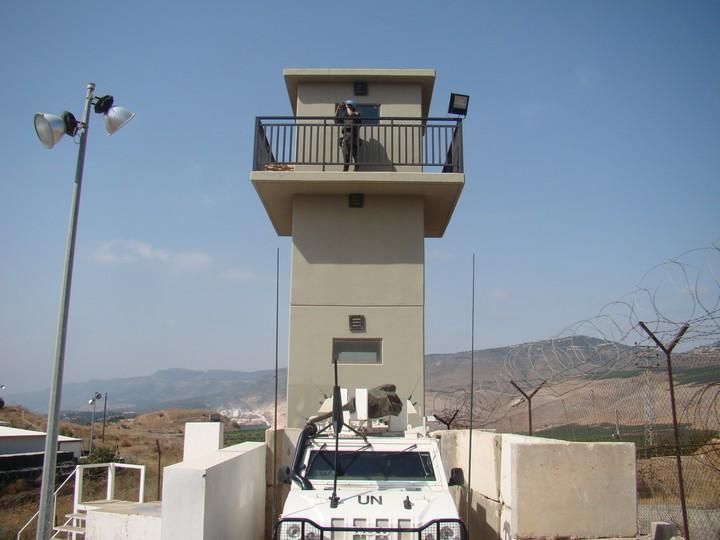 Torre de vigilancia de la posición española