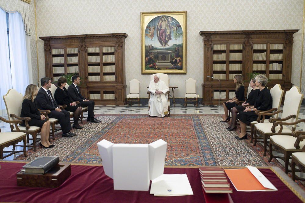 Visita de Pedro Sánchez al Vaticano