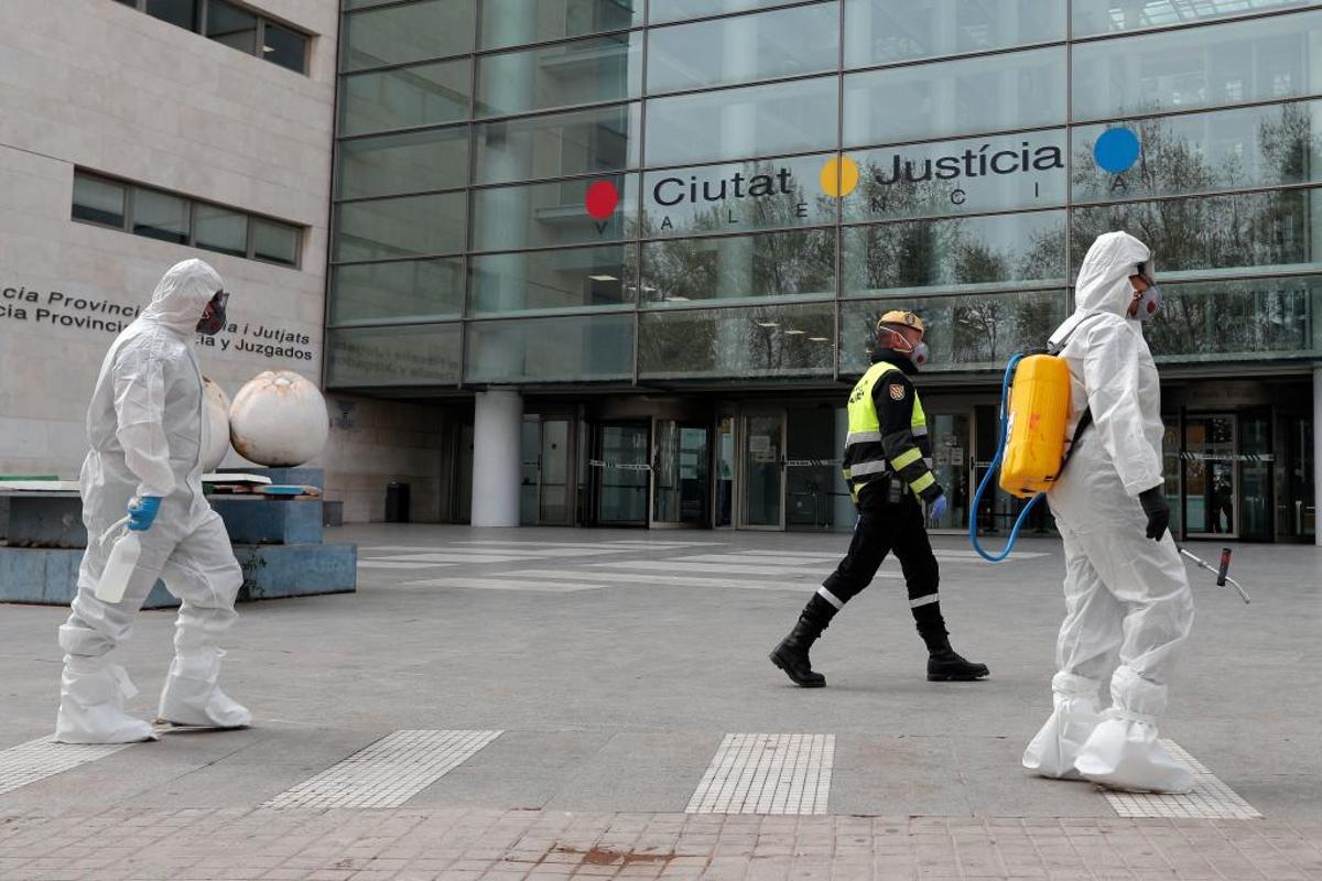 La Ciudad de la Justicia, en cuarentena por tres positivos