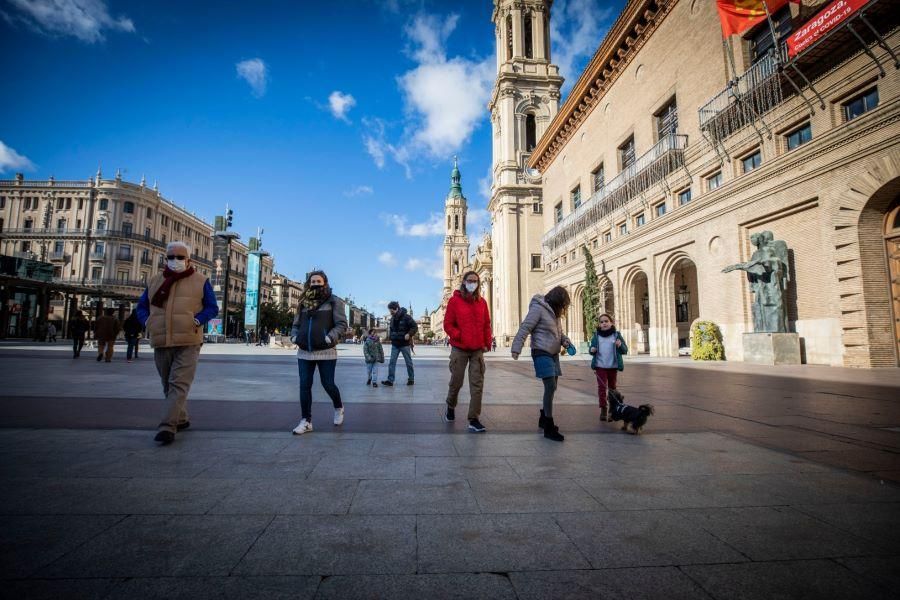 Primer día del año en Zaragoza