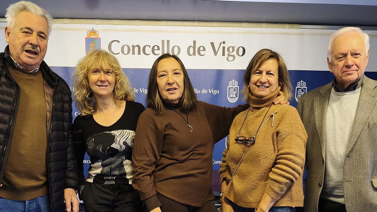 El antiguo equipo de la planta novena del Concello de Vigo.