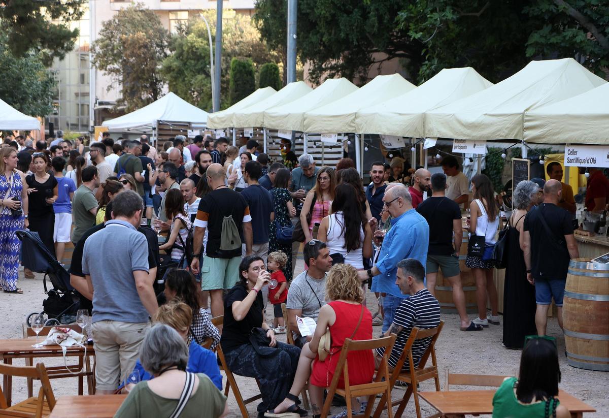 La festa del vi del Bages, en l'edició de l'any passat, al pati del Casino