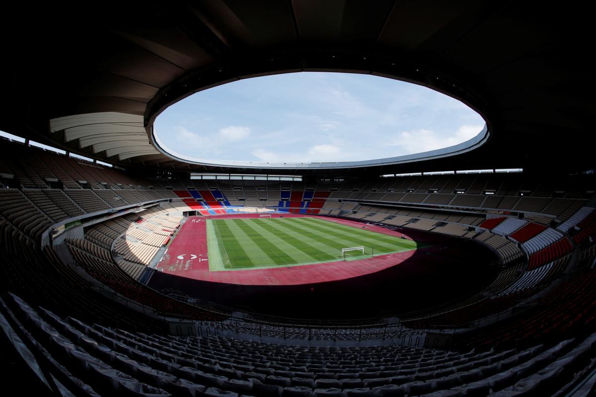 FILE PHOTO: General view of Estadio La Cartuja de Sevilla - Euro 2020 Stadium