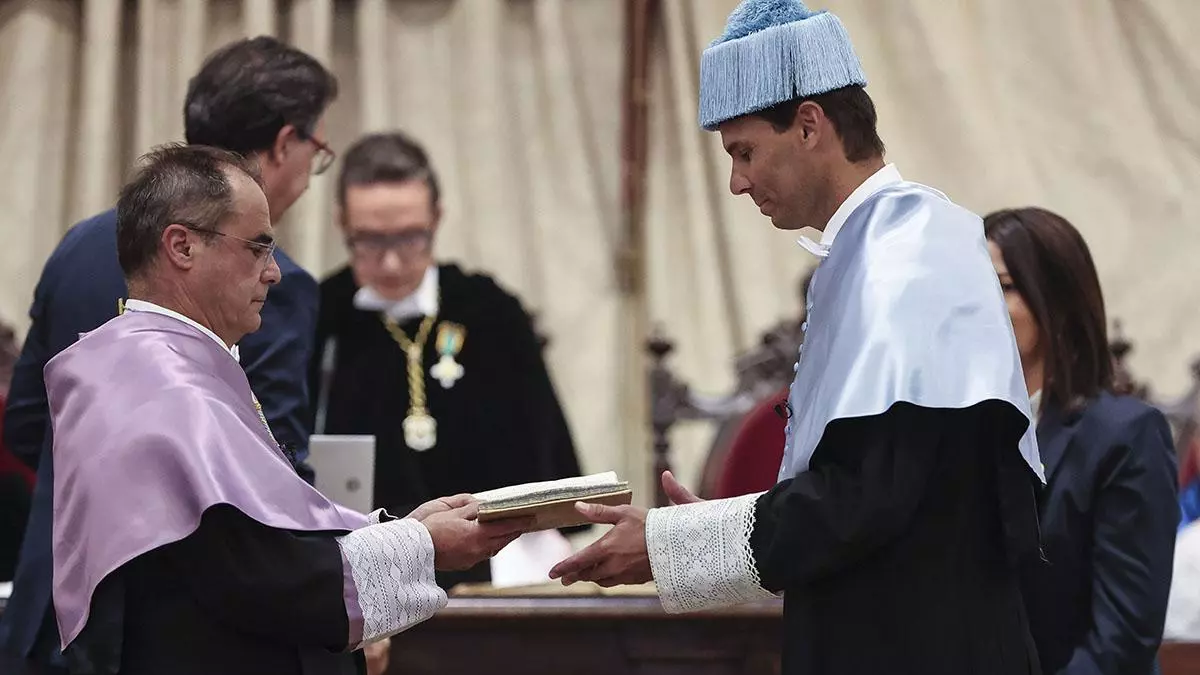 Rafa Nadal, doctor honoris causa por la Universidad de Salamanca