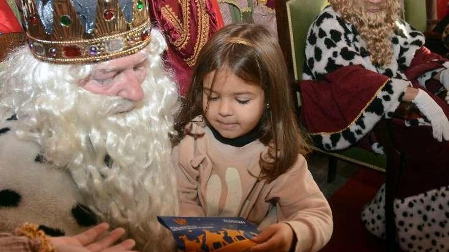 Gaspar y Melchor el pasado año en Pontevedra. // Rafa Vázquez