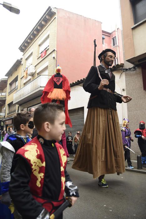 La rua del Carnaval infantil de Sallent