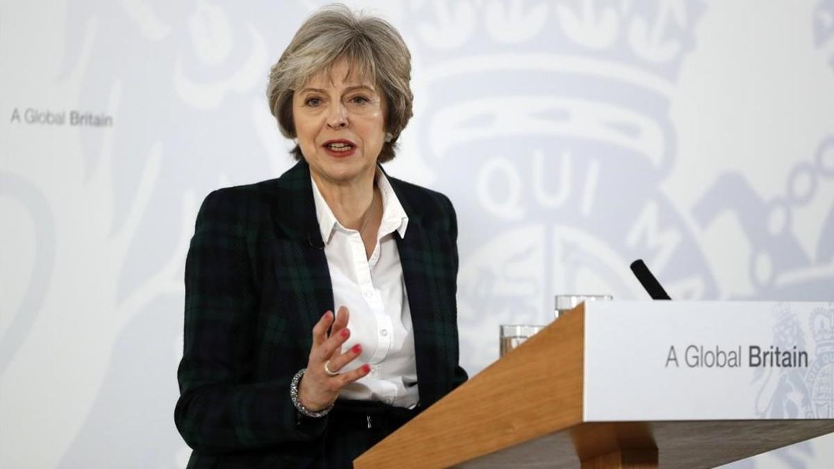 May pronuncia su esperado discurso sobre el 'brexit', este martes.