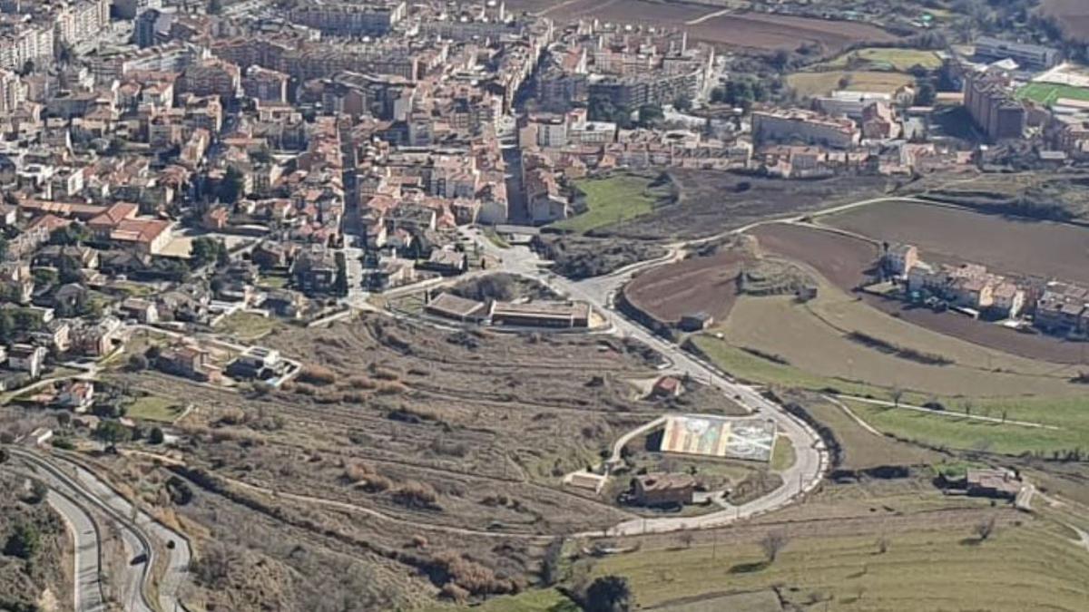 Zona dels Pedregals que s'ha d'urbanitzar