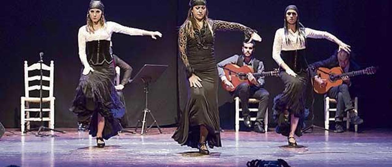 Espectáculo en la anterior edición de &quot;Vigo es flamenco&quot; en el auditorio del Concello.  // Cristina Graña