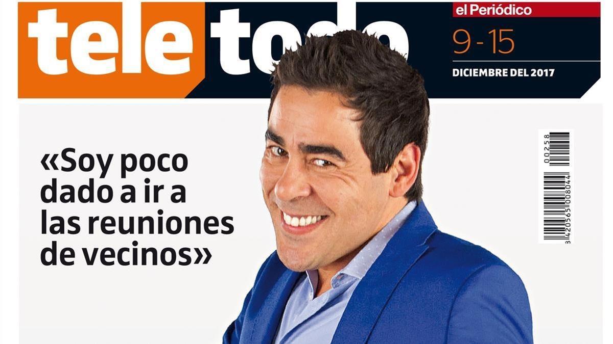 Pablo Chiapella, en la portada de 'Teletodo'