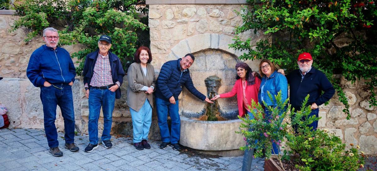 La delegación en la Font de Al-Azraq, en Alcalà de la Jovada