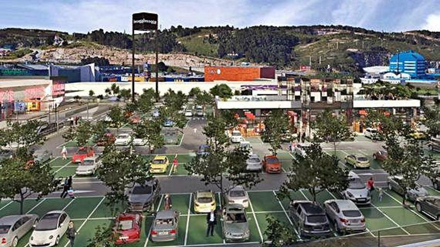 Imagen virtual del complejo deportivo Breogán Park.