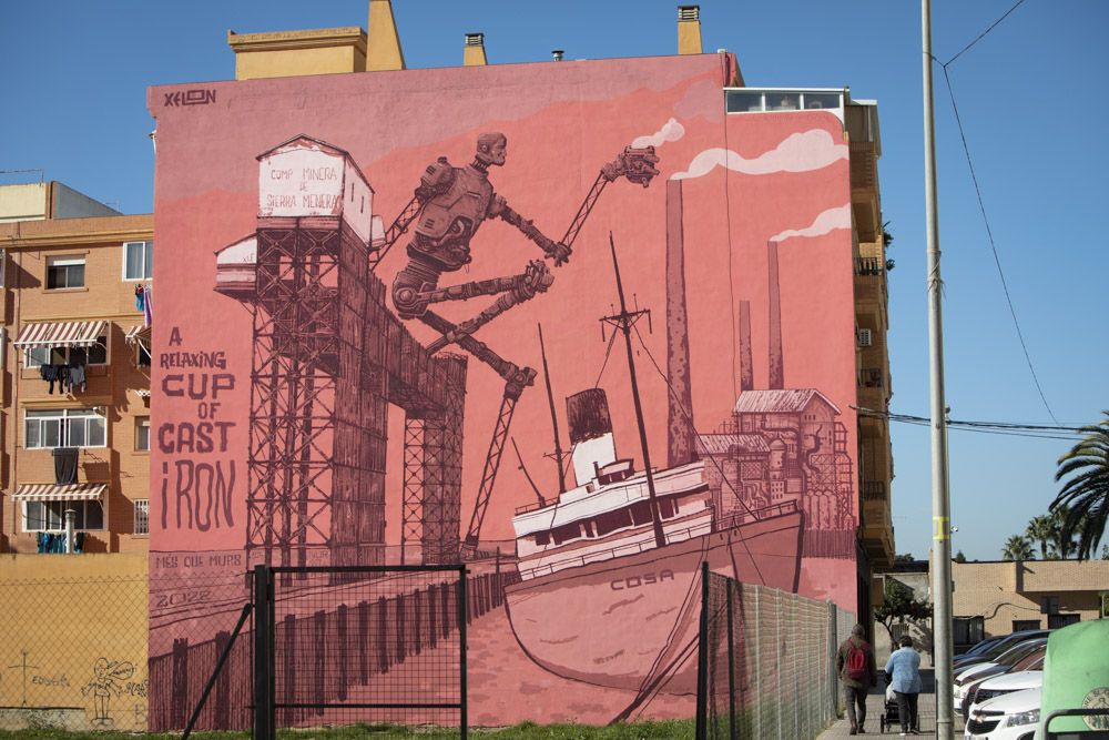 Un mural del Port de Sagunt entre los 100 mejores del mundo.
