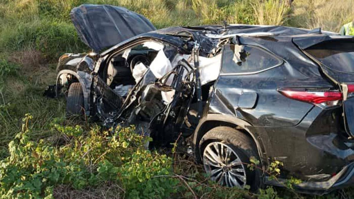 Estado del vehículo tras el accidente.