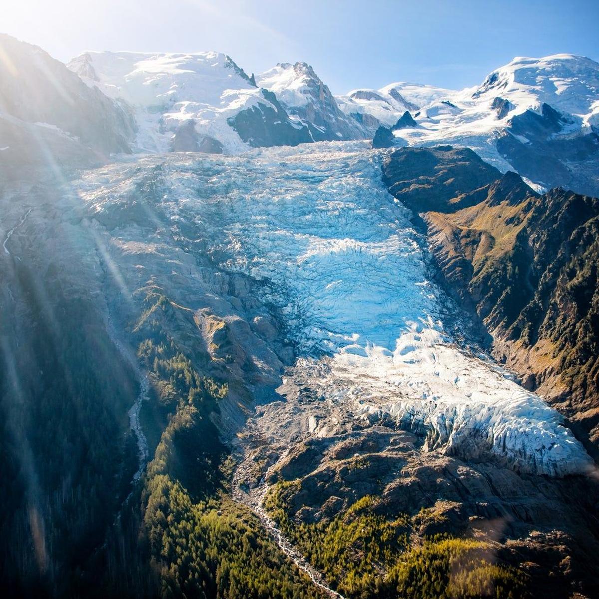 Glaciar, Los Alpes, Aiguille Du Midi