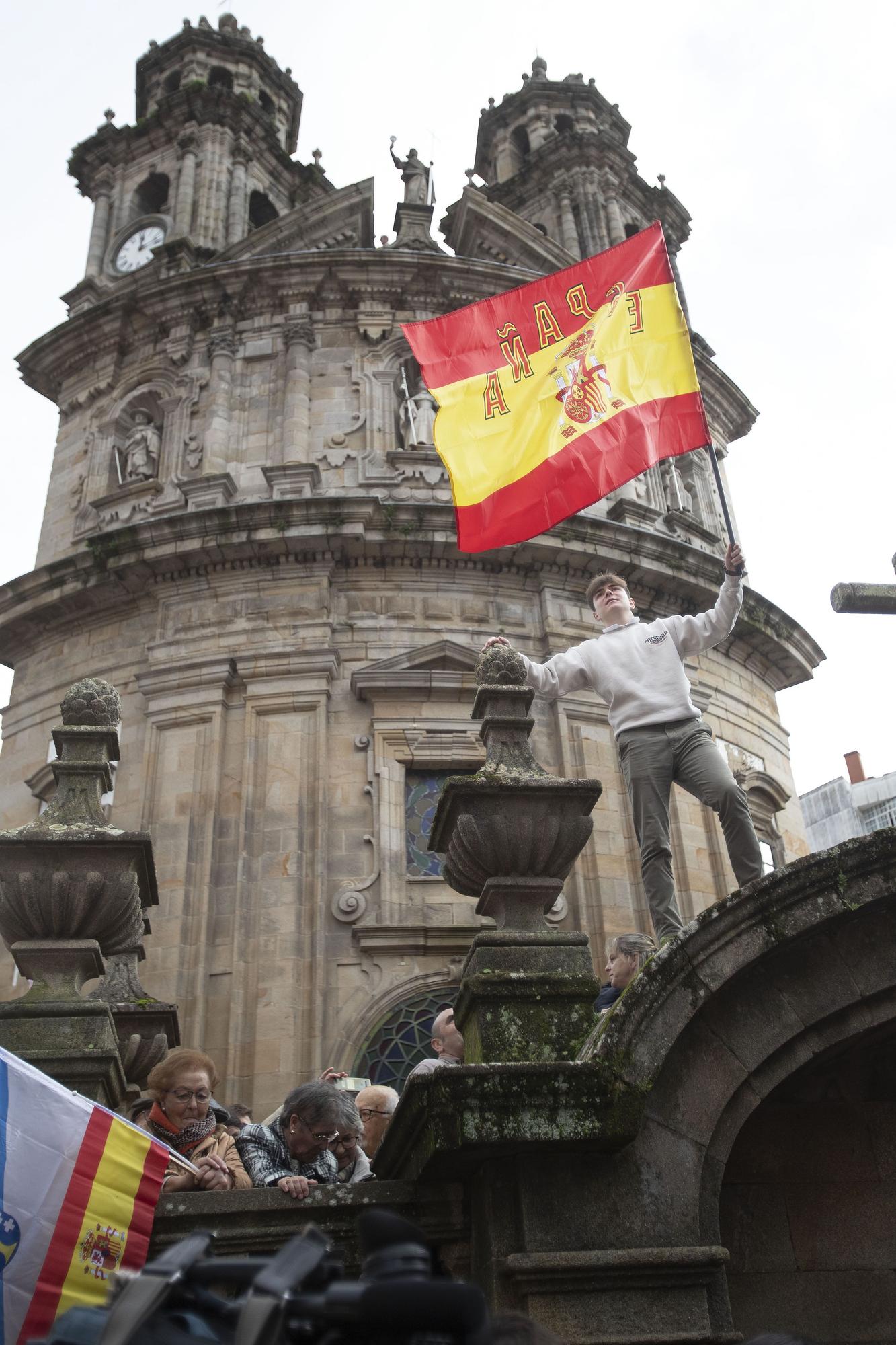 concentración en Vigo contra la amnistía