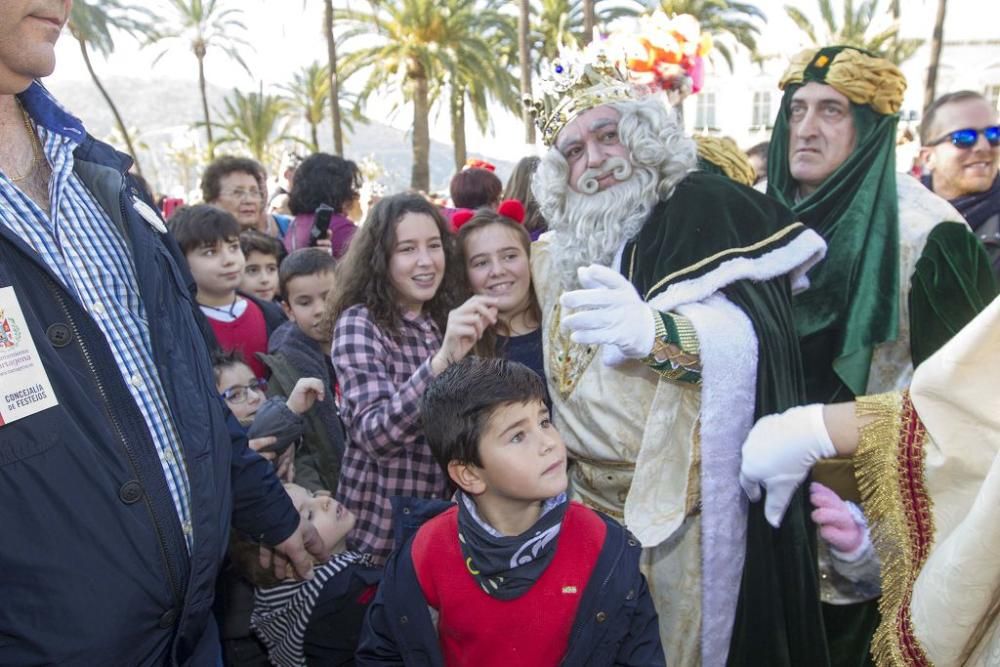 Los Reyes Magos desembarcan en Cartagena