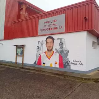 Así ha quedado el pabellón de Leciñena tras el homenaje al fallecido Fernando Bolea