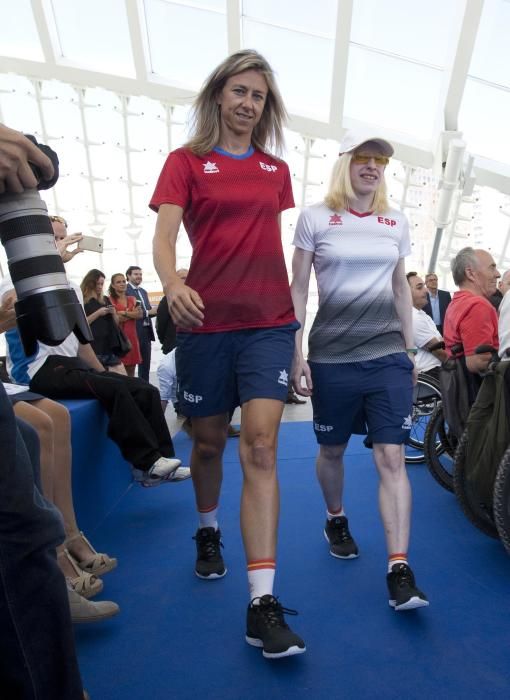 Presentación de la equipación de la selección paralímpica española