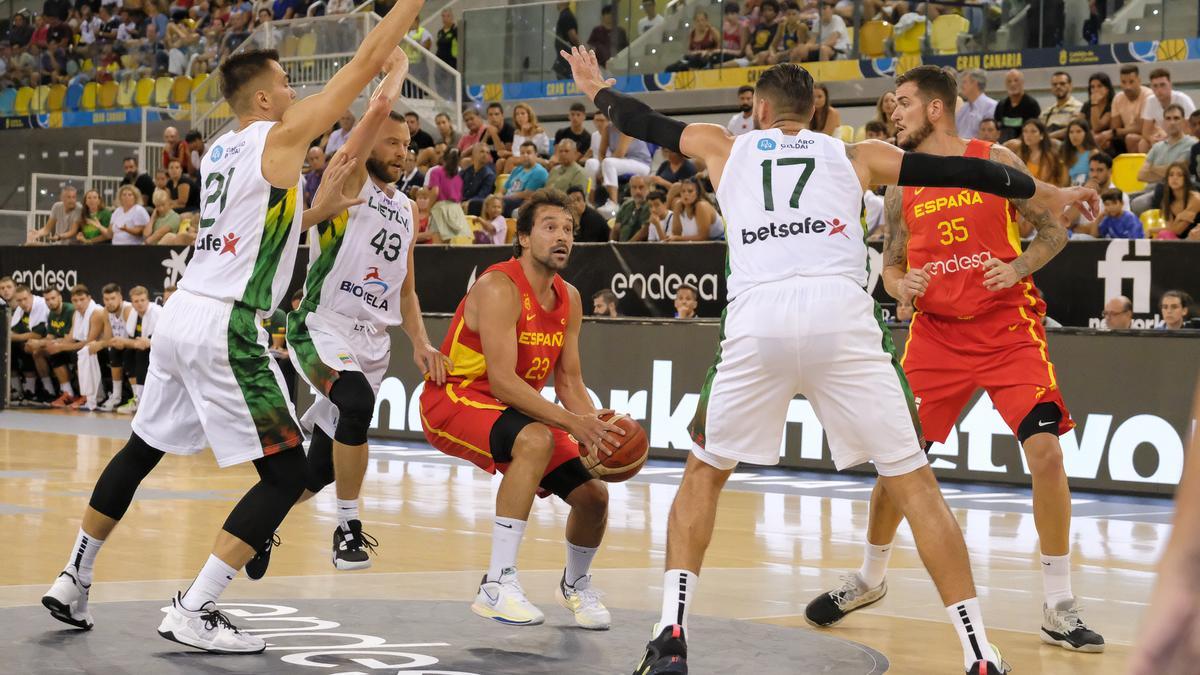 El combinado nacional cae en el tercer encuentro de preparación del Eurobasket