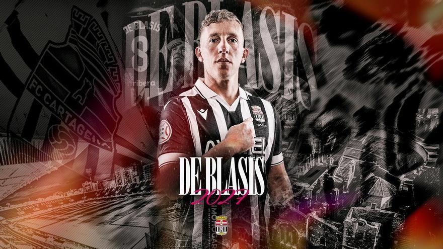 Pablo de Blasis se queda en el FC Cartagena