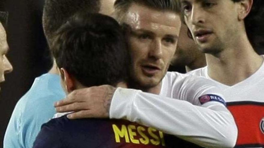 David Beckham felicita a Messi por su pase a semifinales de la Champions.
