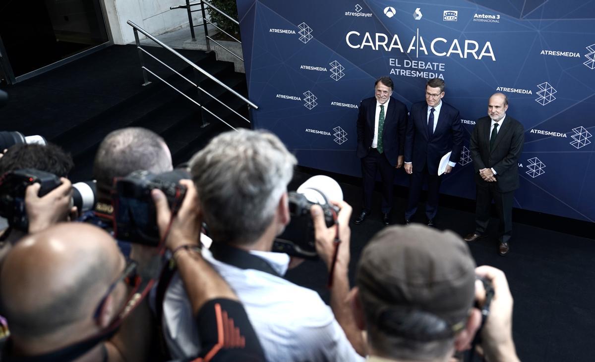 El debate electoral Pedro Sánchez - Mariano Rajoy, en imágenes