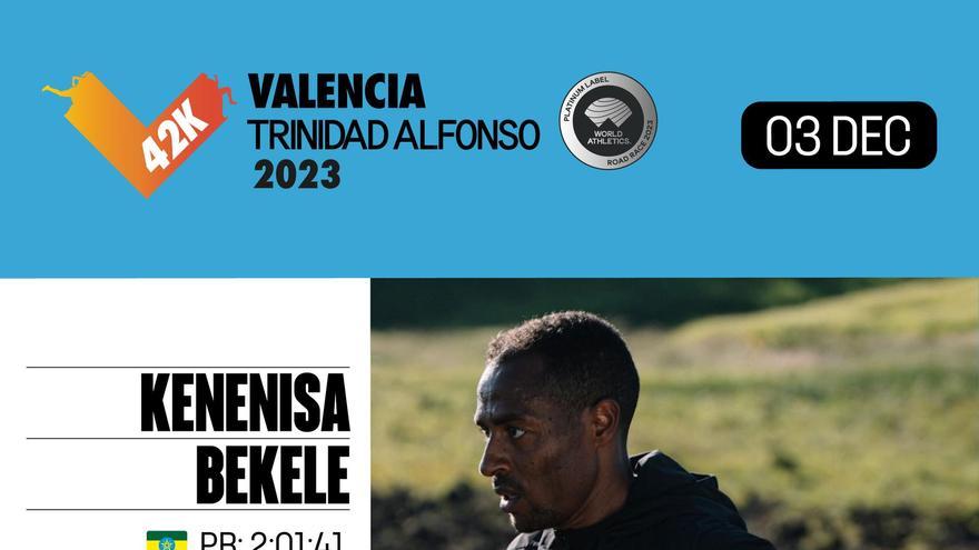 Kenenisa Bekele correrá el Maratón Valencia Trinidad Alfonso