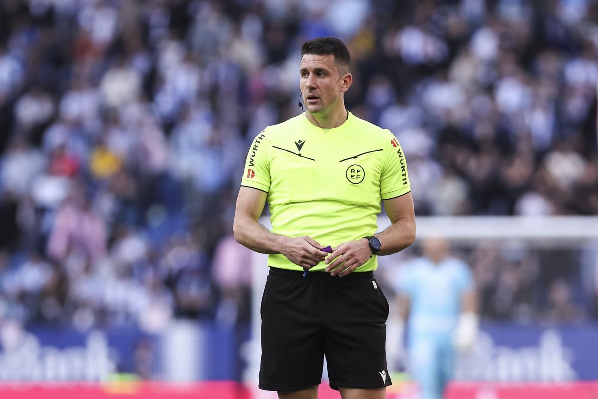Isidro Diaz de Mera, árbitro del Espanyol-Getafe